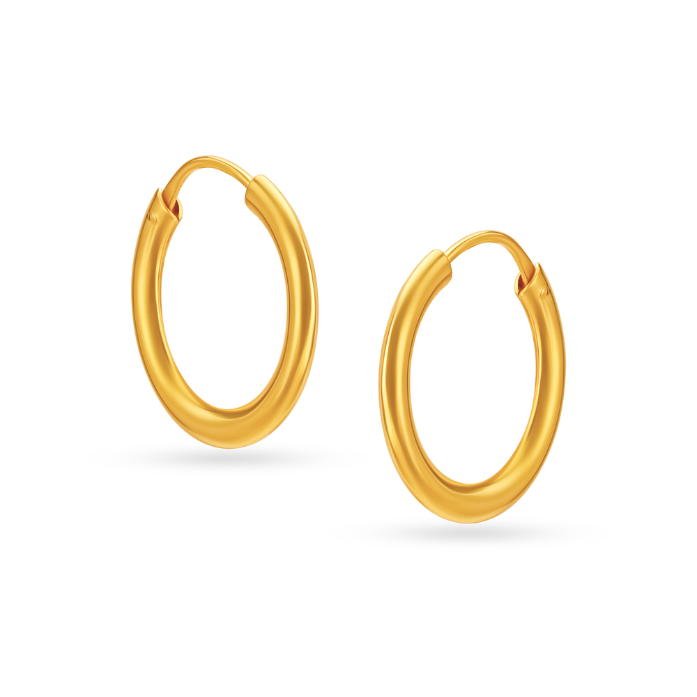 Dazzling Traditional Hoop Earrings