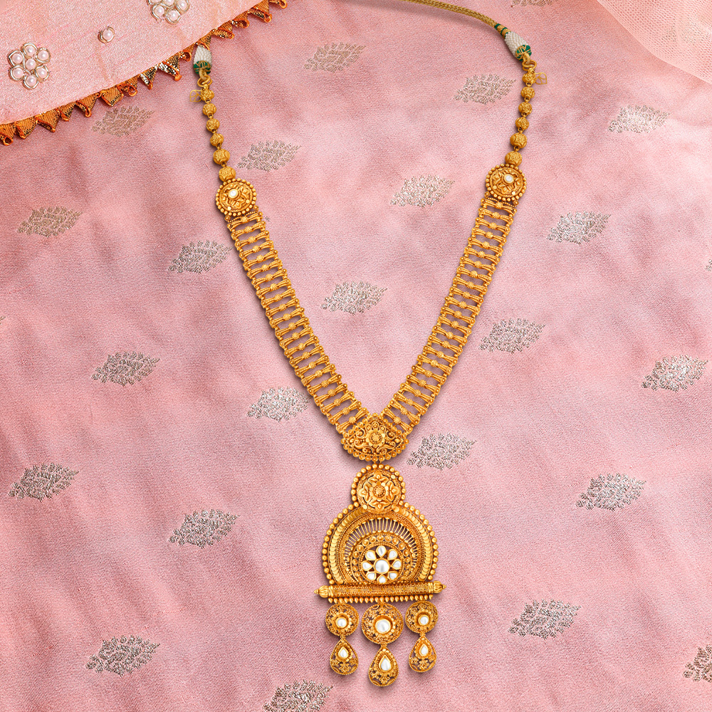 Tanishq gold haram with on sale price