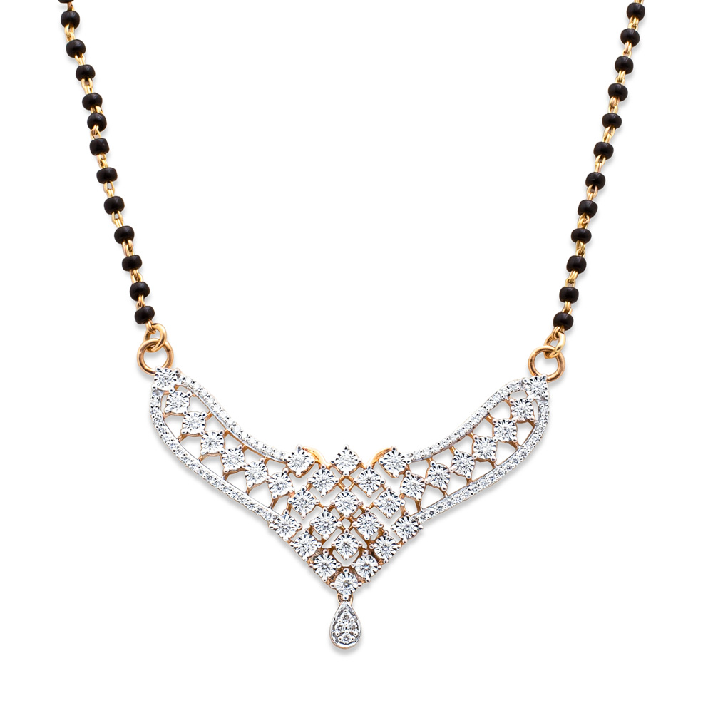 Tanishq 18 carat on sale mangalsutra